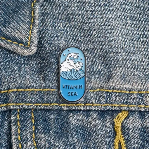Vitamin Sea - Brooch Enamel Pin