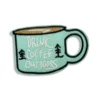 Drink Coffee Outdoors - Embroidered Iron-On Patch