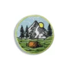 Camping - Embroidered Iron-On Patch