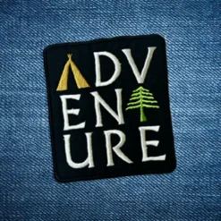 Alternative view of Adventure - Embroidered Iron-On Patch