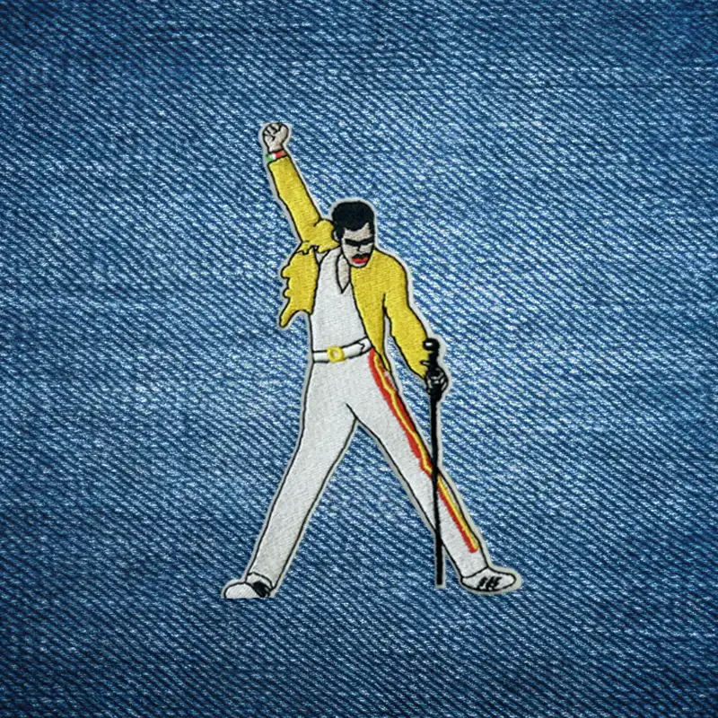 Freddie Mercury - Embroidered Iron-On Patch - Image 2