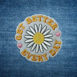 Alternative view of Get Better Everyday - Embroidered Iron-On Patch