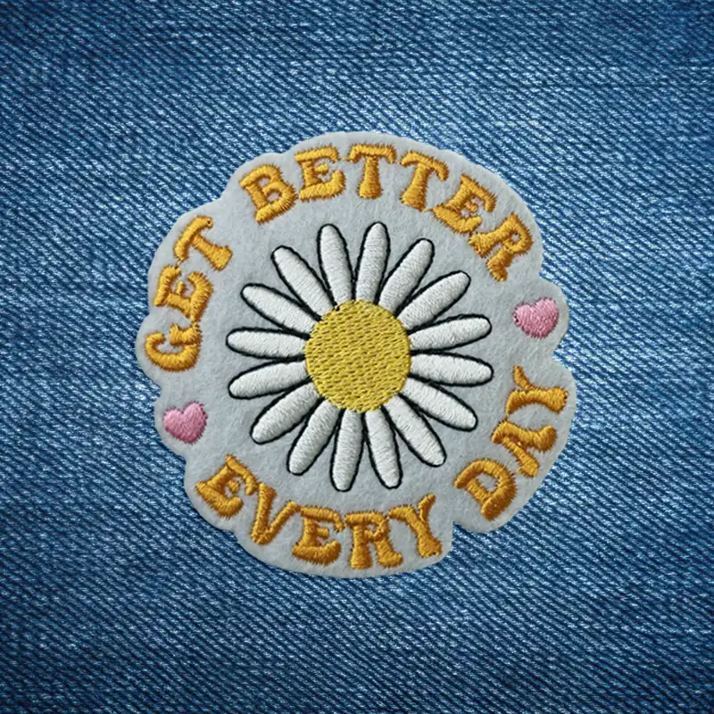 Get Better Everyday - Embroidered Iron-On Patch - Image 2