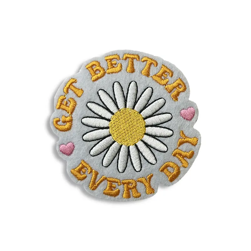 Get Better Everyday - Embroidered Iron-On Patch