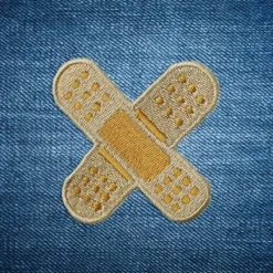 Alternative view of Plaster - Embroidered Iron-On Patch