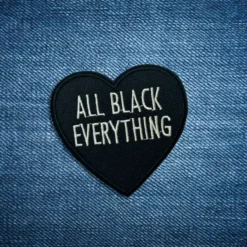 Alternative view of All Black Everything - Embroidered Iron-On Patch