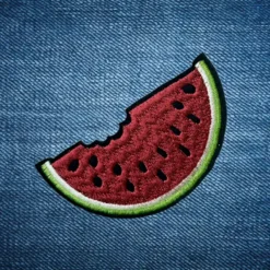 Alternative view of Watermellon - Embroidered Iron-On Patch