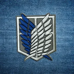 Alternative view of Wings - Embroidered Iron-On Patch