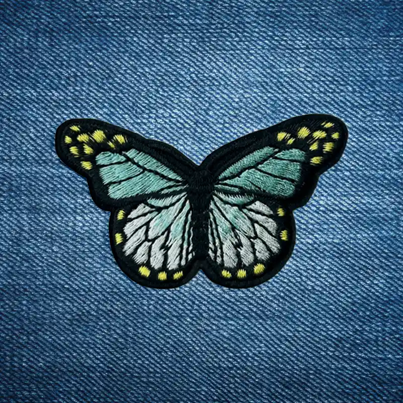 Buttefly - Embroidered Iron-On Patch - Image 2