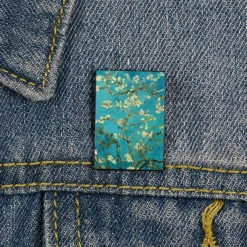 Almond Blossoms - Van Gogh - Brooch Enamel Pin