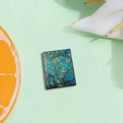Alternative view of Almond Blossoms - Van Gogh - Brooch Enamel Pin