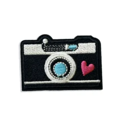 Camera - Embroidered Iron-On Patch