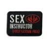 Sex Instructor - Embroidered Iron-On Patch