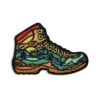 Climber Boot - Embroidered Iron-On Patch