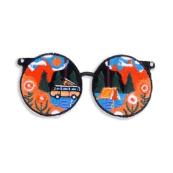 Sun Glasses Travel - Embroidered Iron-On Patch