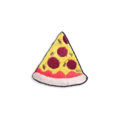 Pizza - Embroidered Iron-On Patch