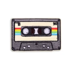 Cassette  - Embroidered Iron-On Patch