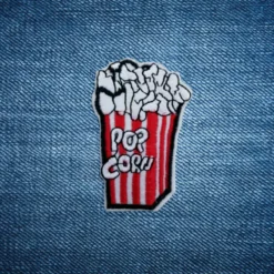 Alternative view of Pop Corn - Embroidered Iron-On Patch
