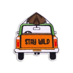 Stay Wild - Embroidered Iron-On Patch