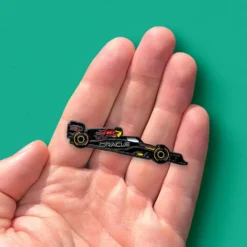 Alternative view of Blue Car - Brooch Enamel Pin