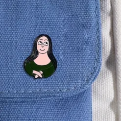 Mona Lisa - Brooch Enamel Pin
