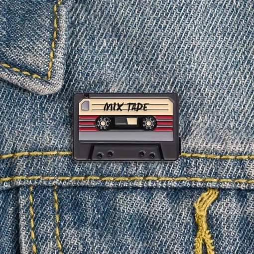 Mix Tape - Brooch Enamel Pin