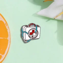 Alternative view of Doctor - Brooch Enamel Pin