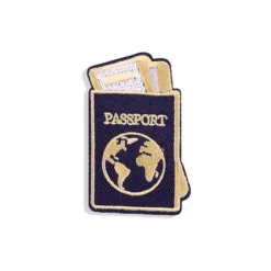 Passport  - Embroidered Iron-On Patch
