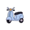 Scooter - Embroidered Iron-On Patch