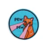 Pew Pew - Embroidered Iron-On Patch