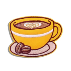 Coffee - Embroidered Iron-On Patch
