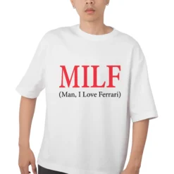 Alternative view of Man I Love - White Oversized - T-shirt Drop shouder Streetwear
