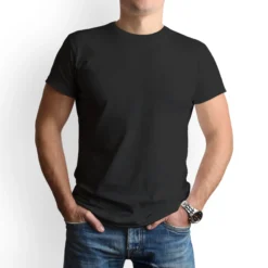 Alternative view of Basic Aged Asphalt  - Crew Neck - T-shirt