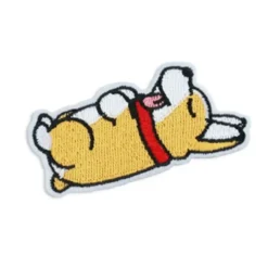 Cute Corgi- Embroidered Iron-On Patch