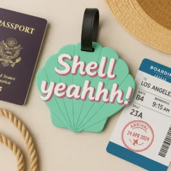 Alternative view of Luggage Tag - Shell Yeah!