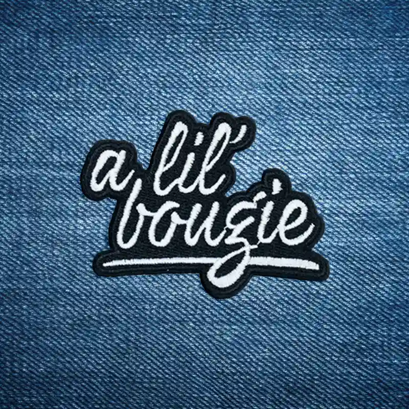 A Lil Bougie - Embroidered Iron-On Patch - Image 2