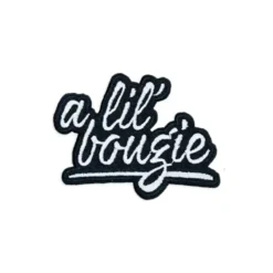 A Lil Bougie - Embroidered Iron-On Patch