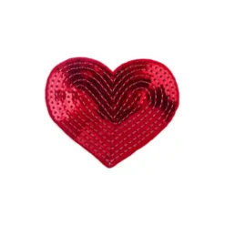 Tinsi Heart - Embroidered Iron-On Patch