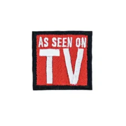 As Seen On TV - Embroidered Iron-On Patch