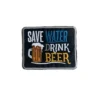 Save Water Drink Beer - Embroidered Iron-On Patch