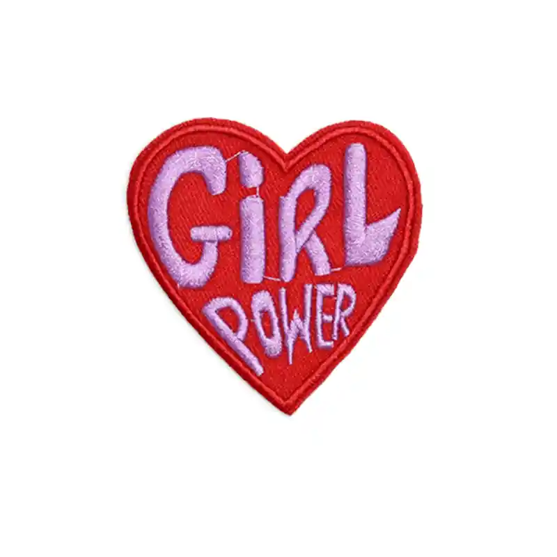 Girl Power - Embroidered Iron-On Patch