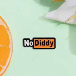 Alternative view of No Diddy - Brooch Enamel Pin