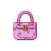Pink Bag - Embroidered Iron-On Patch