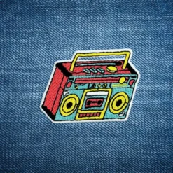 Alternative view of Retro Sound - Embroidered Iron-On Patch