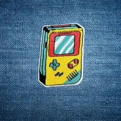 Alternative view of Retro Game - Embroidered Iron-On Patch