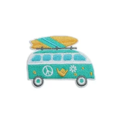 Surfer Van - Embroidered Iron-On Patch