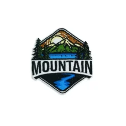 Mountain - Embroidered Iron-On Patch
