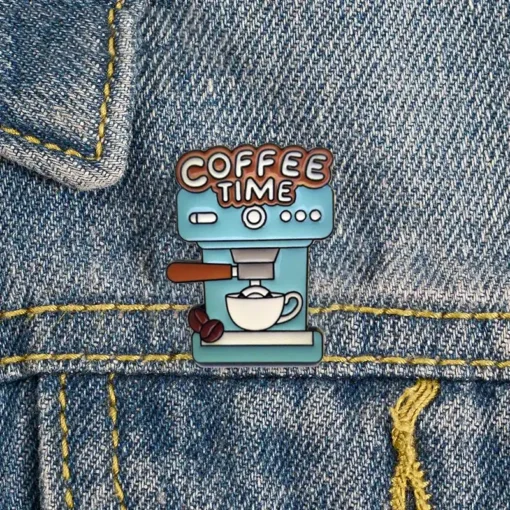 Coffee Time - Brooch Enamel Pin