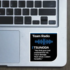 Alternative view of Team Radio  - Yuki Tsunoda