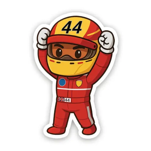 Hamilton Red - Sticker